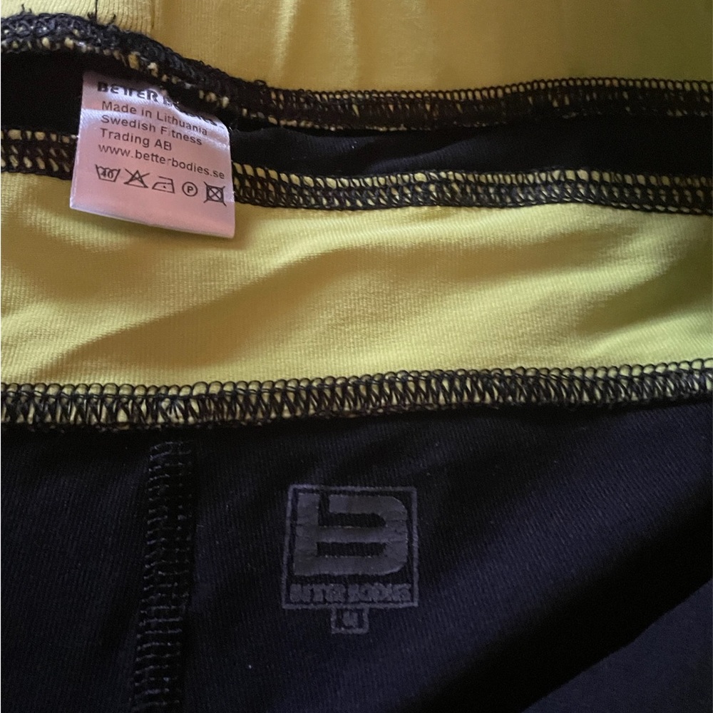 better bodies black and yellow leggings - Picture 4 of 5